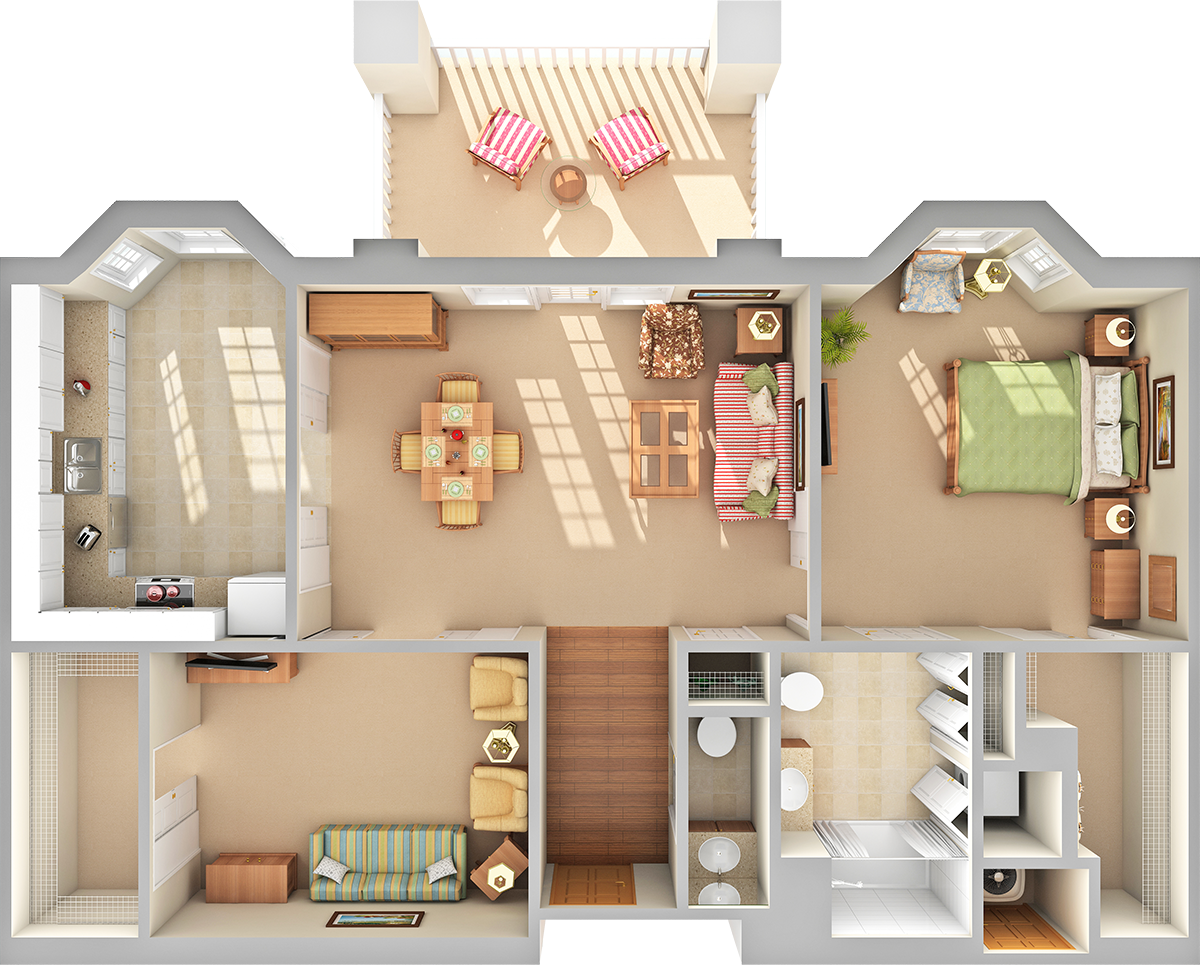 Summit 3D Floor Plan