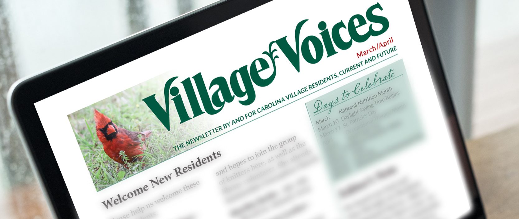 Village Voices on Laptop